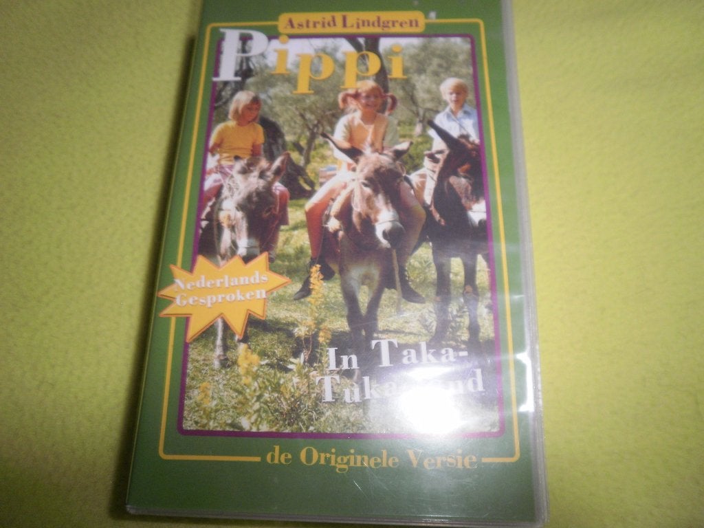 PIPI LANGKOUS Pipi in Taka Tuka Land Pure Nostalgie Op VIDEO, Gebruikt, Verzenden, Alle leeftijden, Nederlands