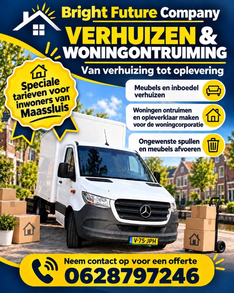 Verhuisservice & Transport – Maassluis en omgeving, Verhuizen binnen Nederland