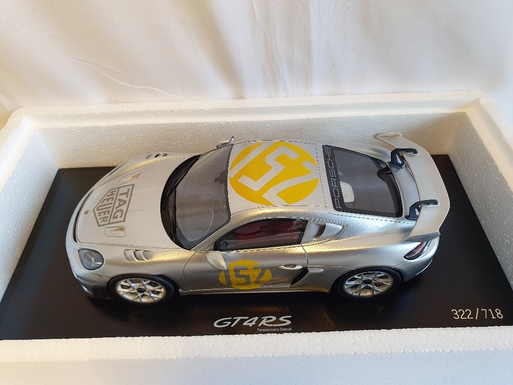 Porsche 718 (982) Cayman GT4 RS 1:18 WAP0214120SCAY Spark, Ophalen of Verzenden, Nieuw, Auto, Overige merken