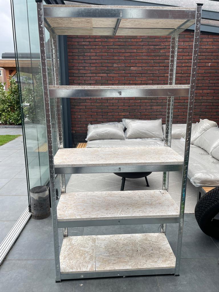 Stellingkast met 5 planken, Huis en Inrichting, Ophalen, Zo goed als nieuw