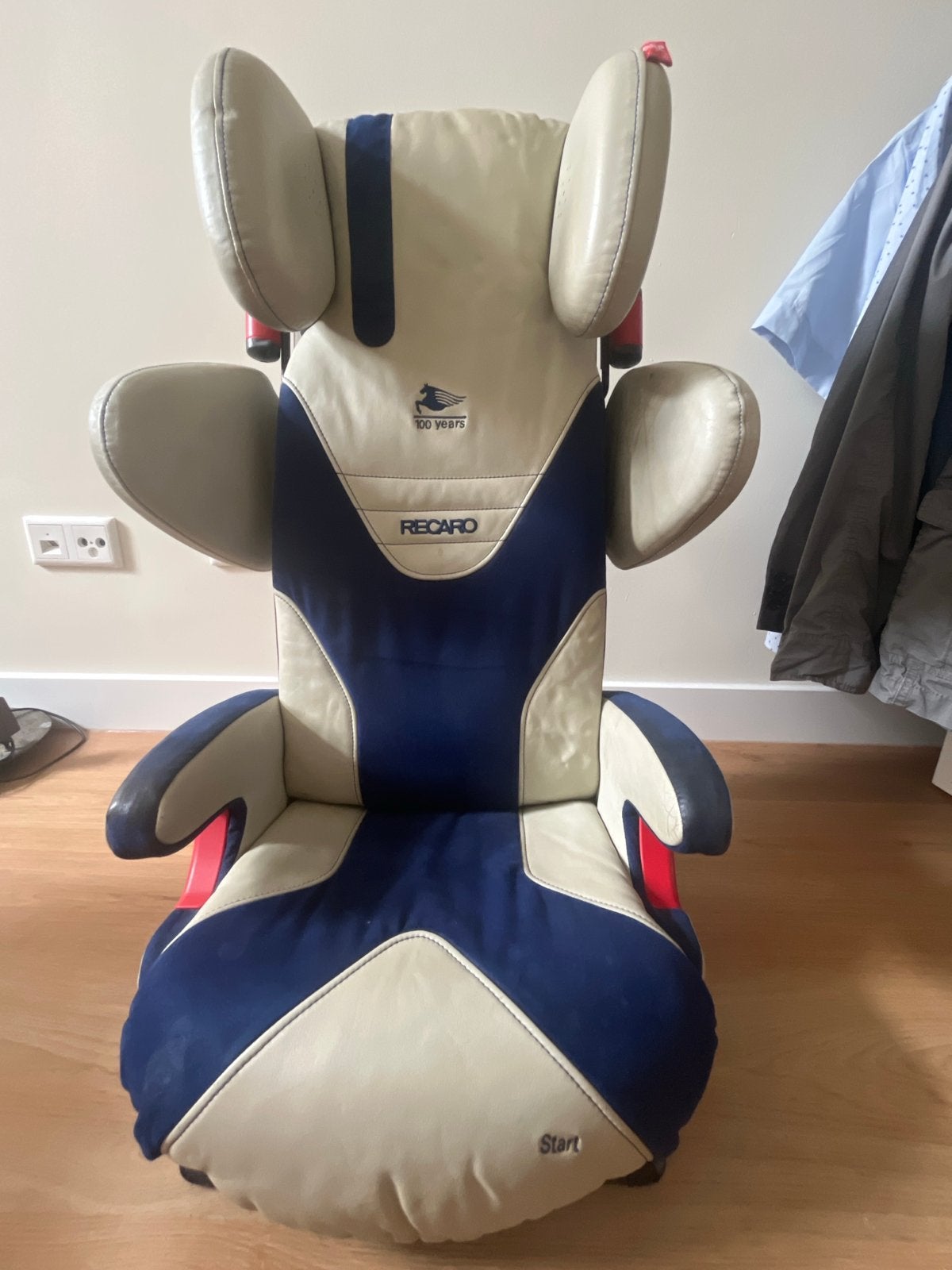 Recaro 100 Years Edition Lederen Kinderstoel, Kinderen en Baby's, Overige merken, 15 t/m 36 kg, Gebruikt, Autogordel
