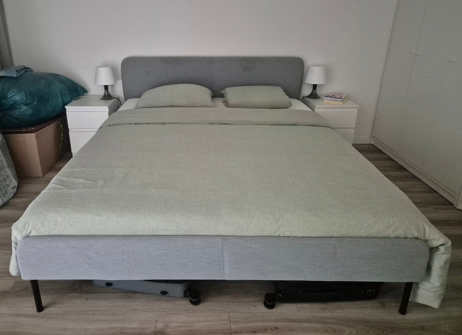 IKEA Tweepersoonsbed 160x200cm, Huis en Inrichting, Ophalen, Gebruikt, Tweepersoons, 200 cm