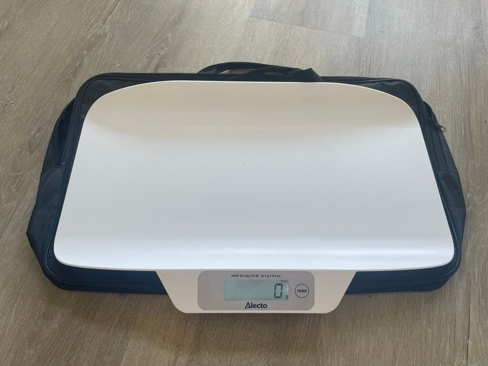 Alecto BC-30 Babyweegschaal met draagtas, Ophalen of Verzenden, Nieuw