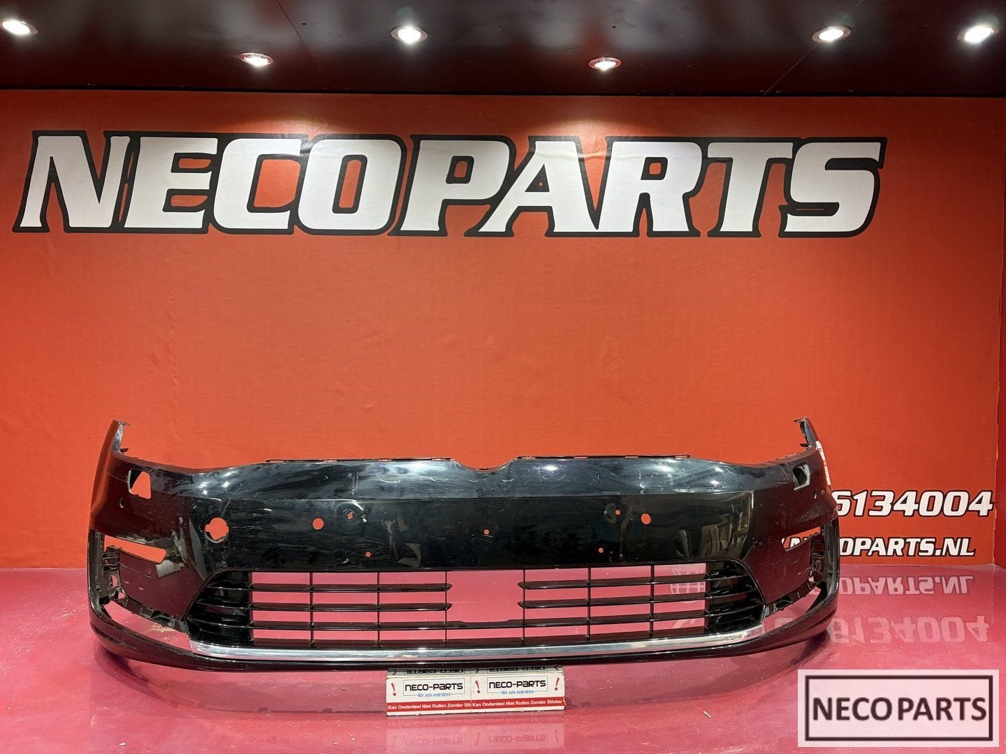 VW GOLF 7 GTE FACELIFT VOORBUMPER ORGINEEL MET GRILLE BUMPER, Gebruikt, -, Volkswagen, -