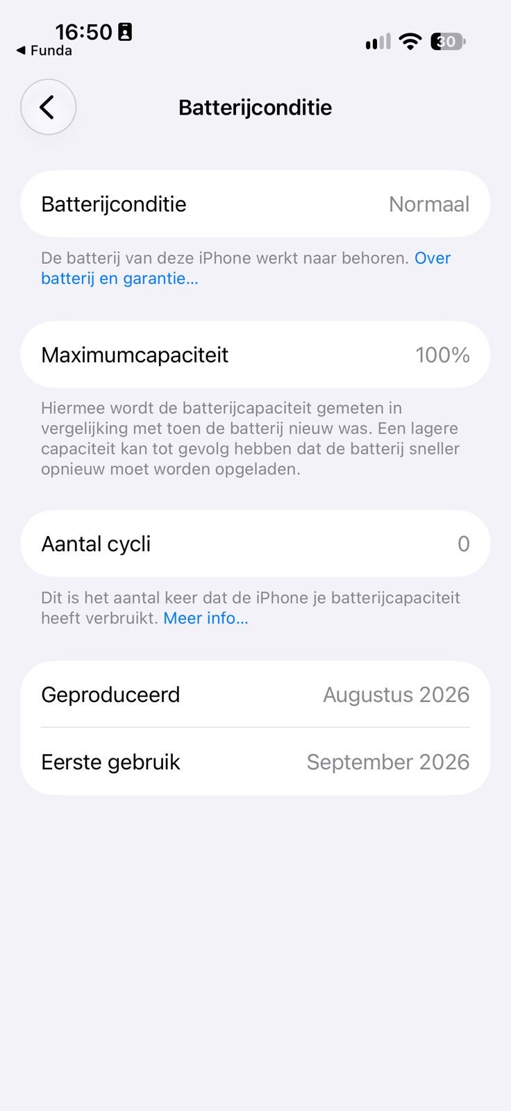 Foto 7 van Iphone 16pro 128GB *NEW*