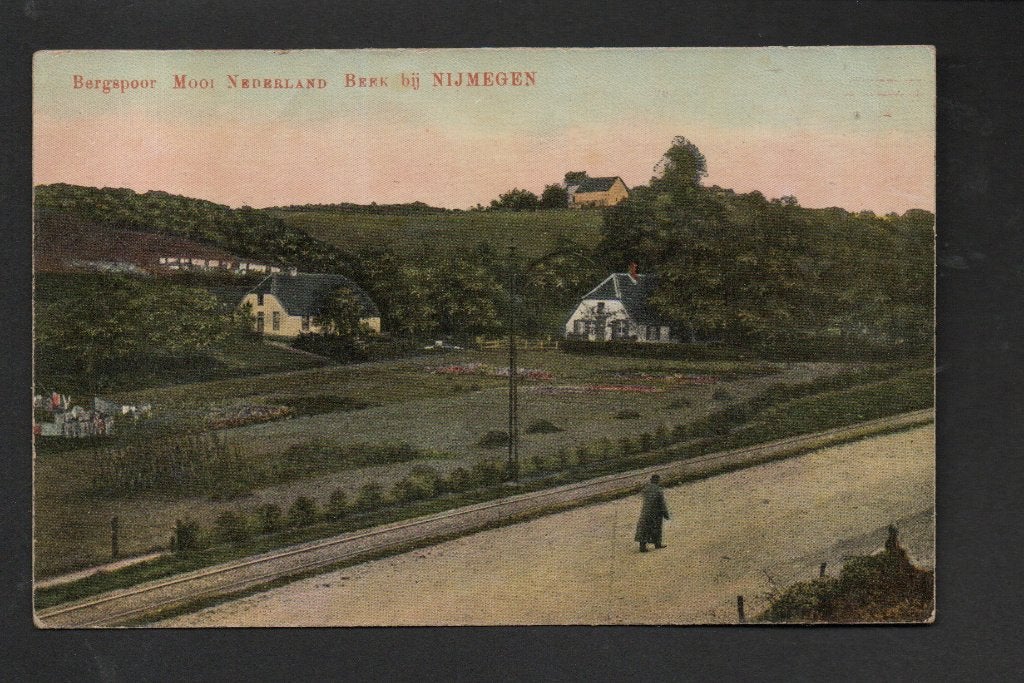 Bergspoor. Mooi Nederland Beek bij Nijmegen., Ophalen of Verzenden, Voor 1920, Ongelopen, Gelderland