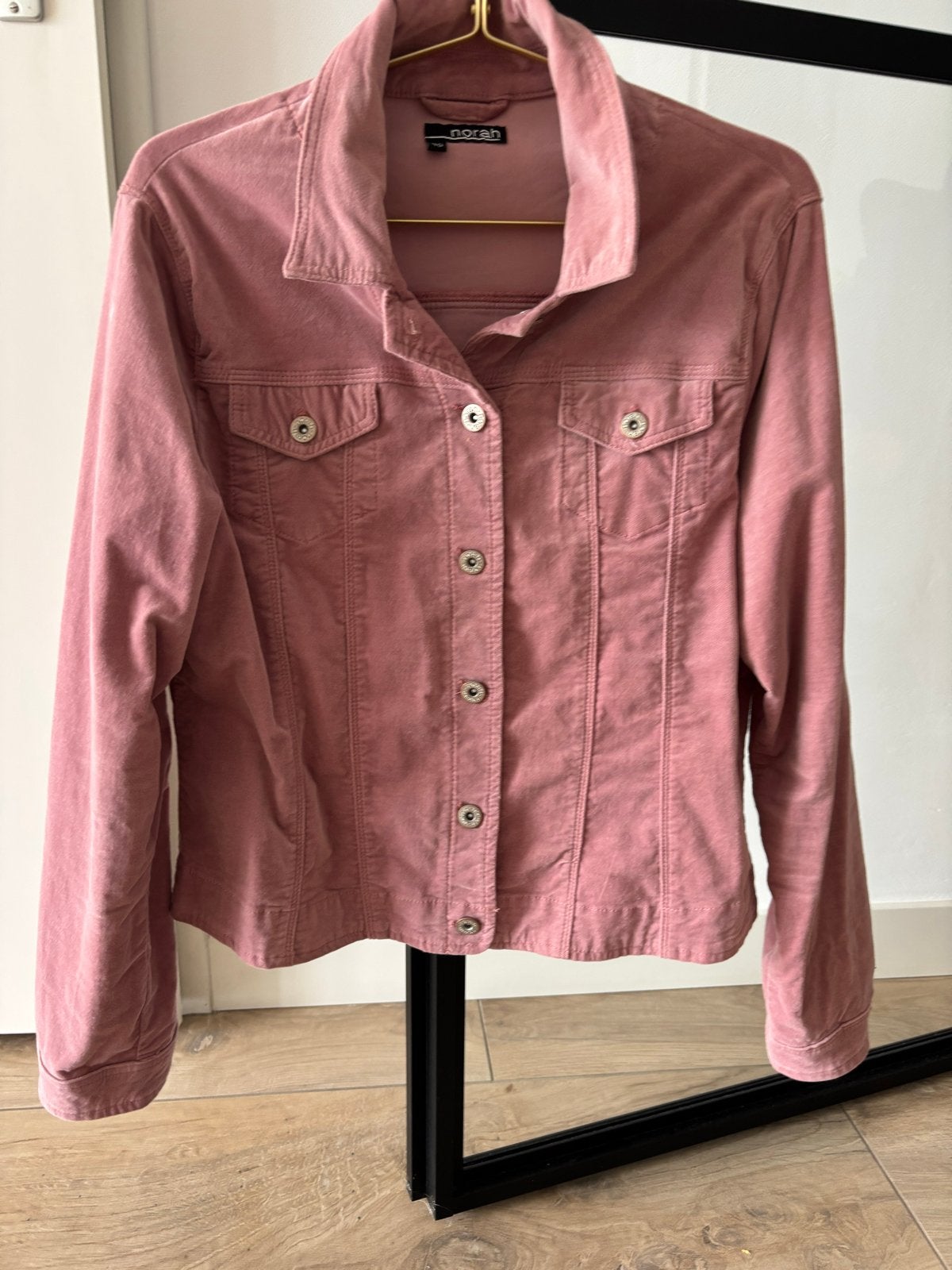 Roze corduroy jasje van Norah - Maat 40, Ophalen of Verzenden, Zo goed als nieuw, Maat 38/40 (M), Roze