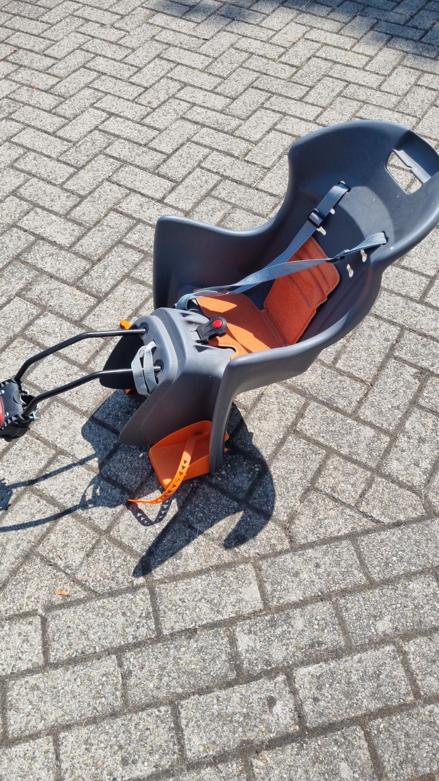 fietsstoeltje voor achterop, met voetsteuntjes, Achterzitje, 9 t/m 18 kg, Ophalen of Verzenden, Gebruikt