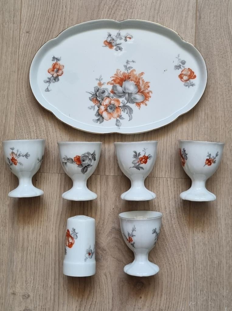 Kinderservies - antiek begin 20e eeuw - zeer oud, Antiek en Kunst, Ophalen of Verzenden