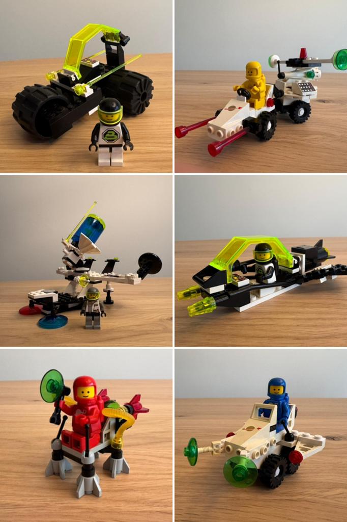 Lot van 8 LEGO Space-sets (vintage jaren 80 en 90), Lego, Ophalen of Verzenden, Zo goed als nieuw, Space
