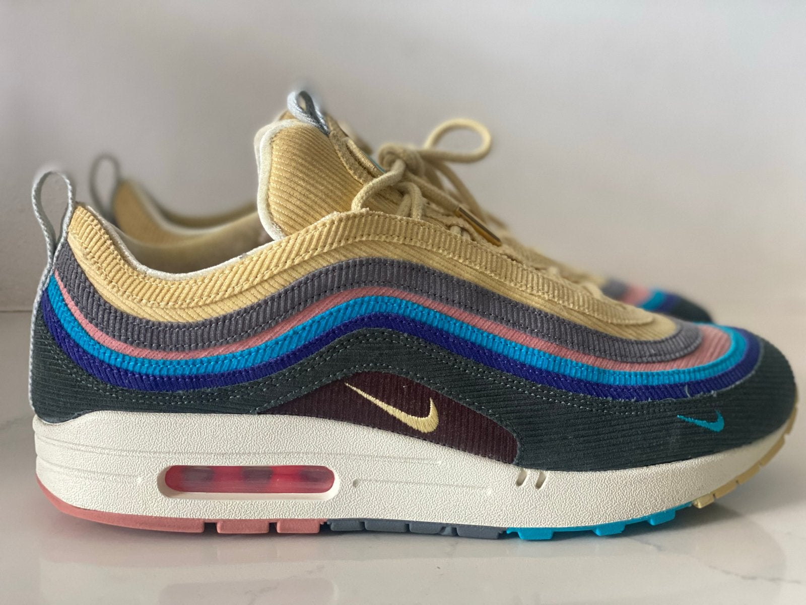Nike Air Max 1/97 Sean Wotherspoon - Zo goed als nieuw, Ophalen, Zo goed als nieuw, Overige kleuren, Sneakers of Gympen