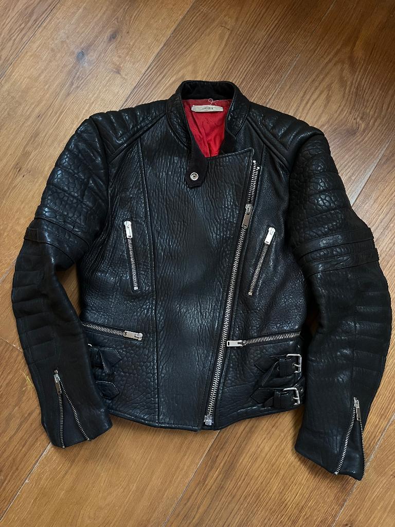 Céline biker jacket, Zwart, Céline, Ophalen of Verzenden, Maat 36 (S)