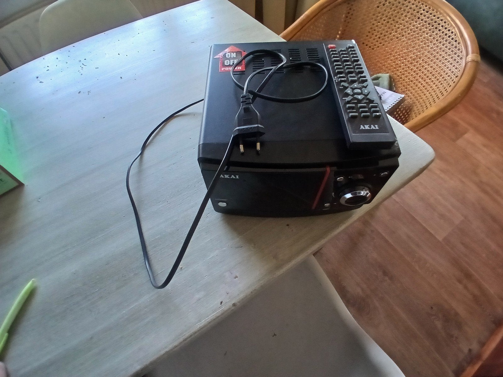 Akai Microset met afstandsbediening !, Gebruikt, Ophalen of Verzenden, Microset, Akai