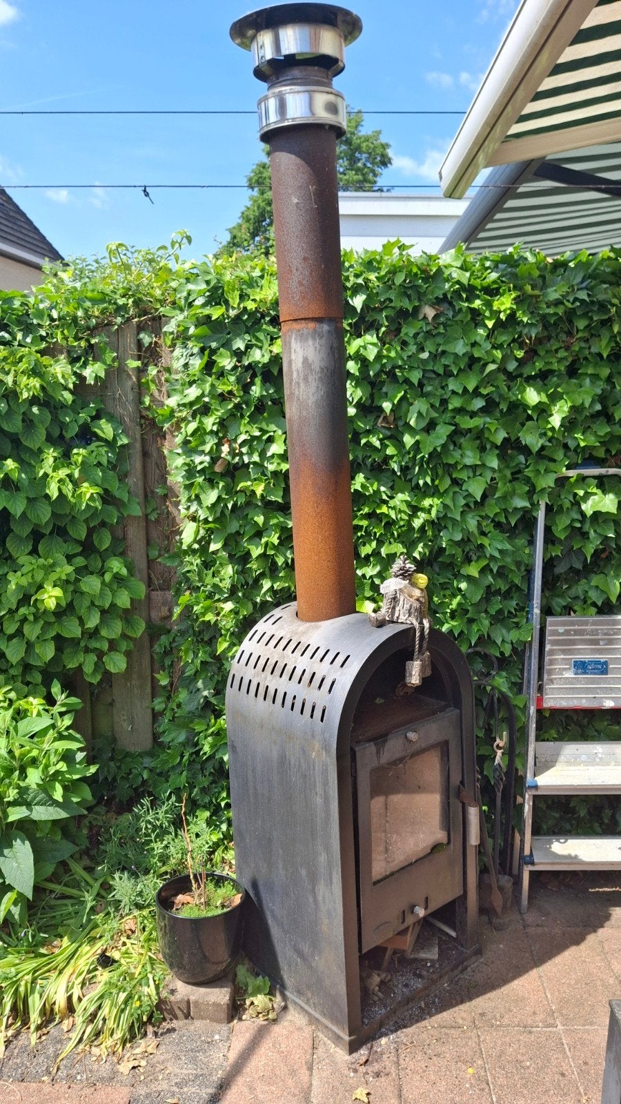Kachel / tuinhaard, Ophalen, Gebruikt