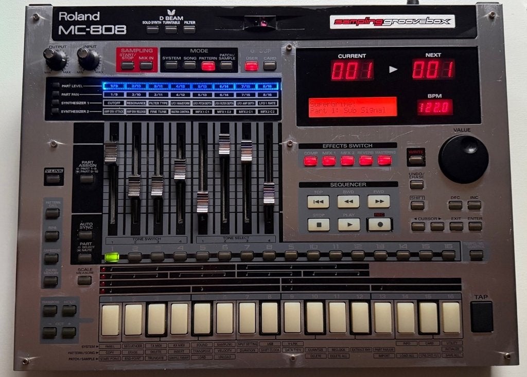 Roland MC-808 Groovebox | Perfect Werkend |, Ophalen, Roland, Overige aantallen, Zo goed als nieuw
