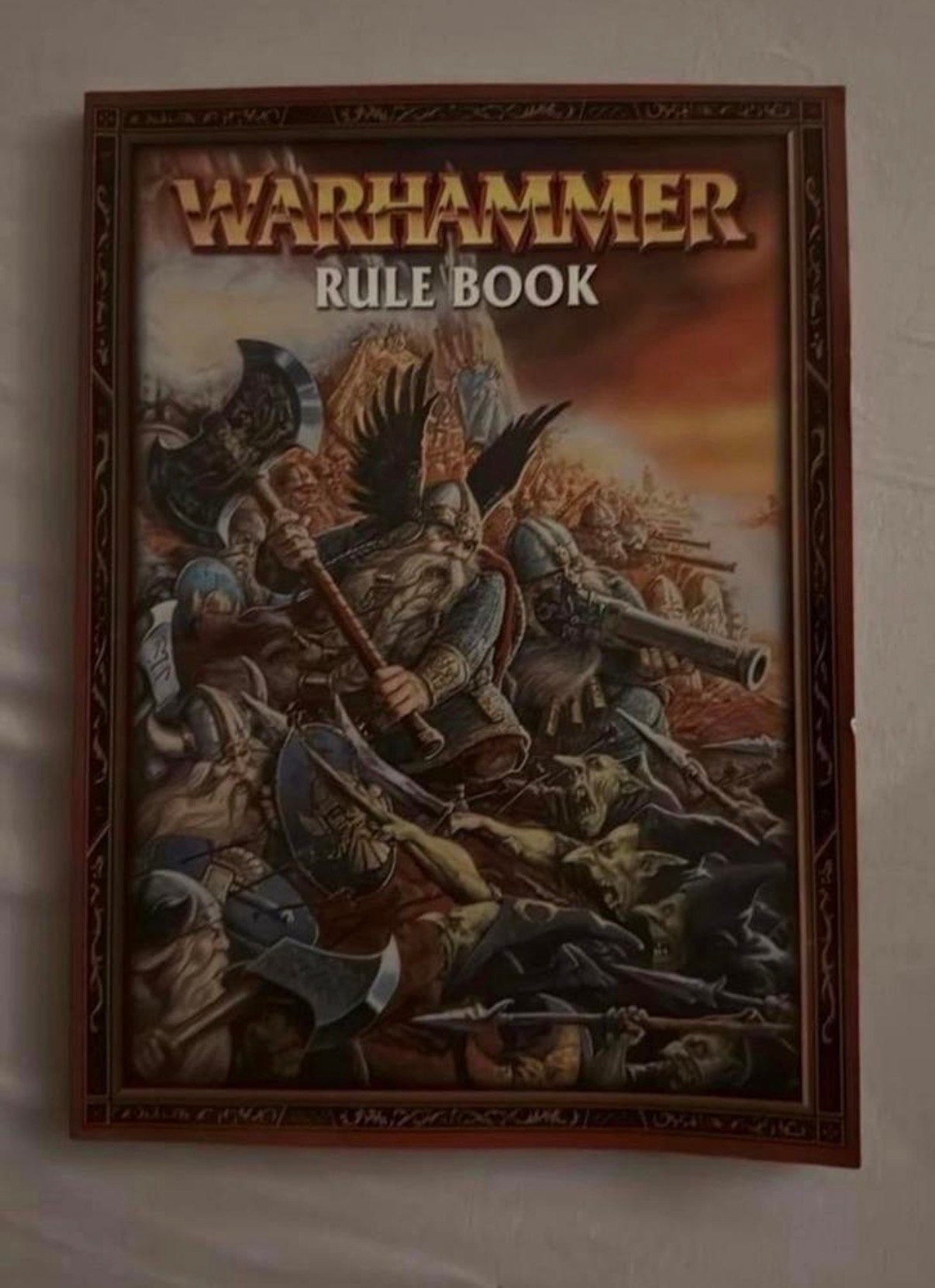 Warhammer rulebook, Ophalen of Verzenden, Zo goed als nieuw, Warhammer, Boek of Catalogus