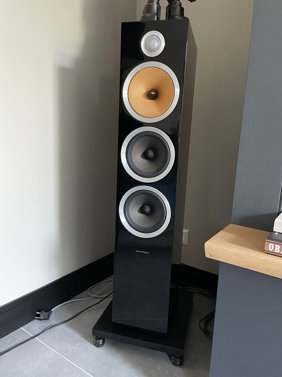 B&W CM9 S2 3-weg vloerstaande luidspreker, 103 cm hoog, Audio, Tv en Foto, Luidsprekers, Zo goed als nieuw, Vloerstaande luidspreker