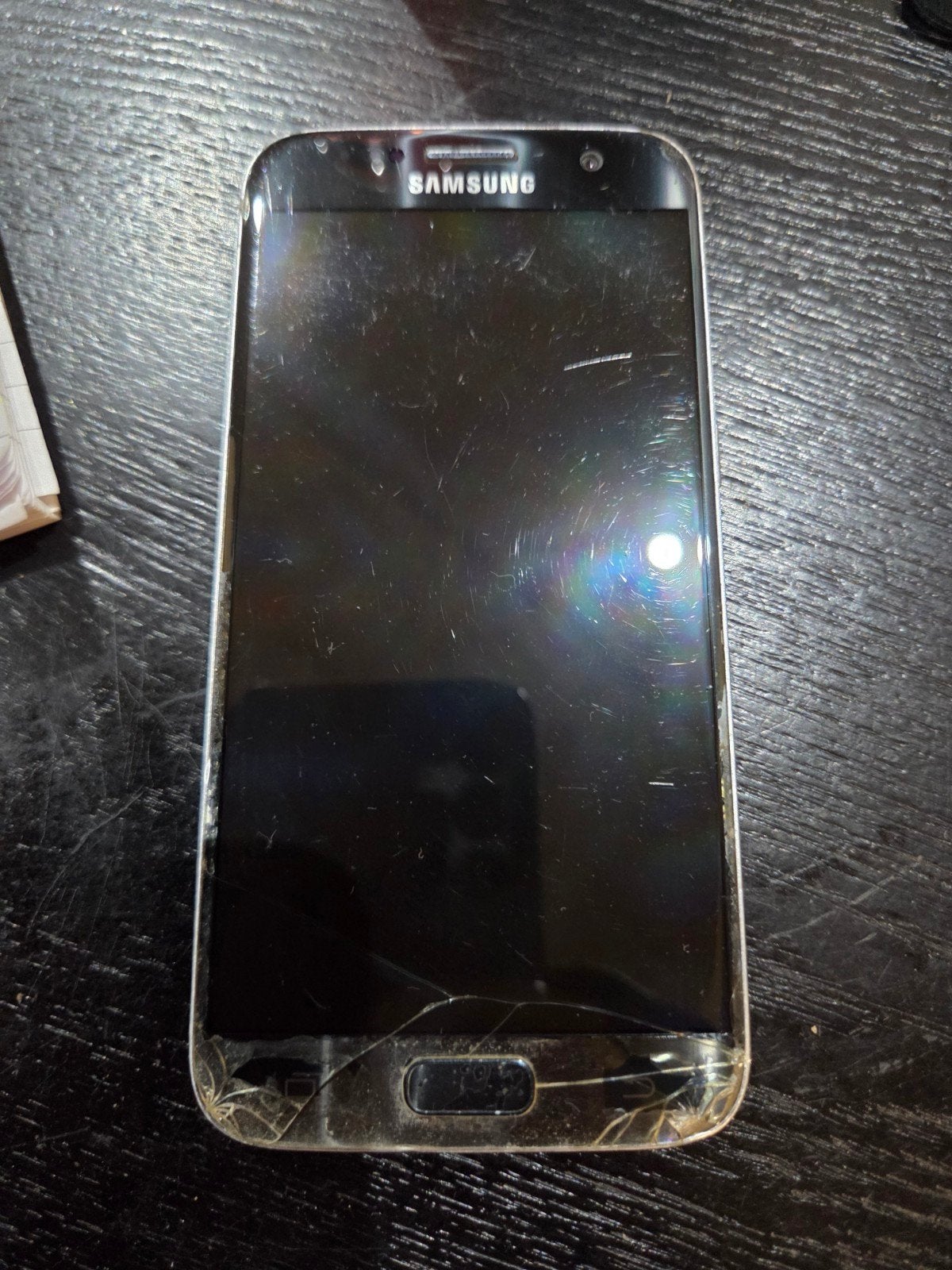 Samsung S7 Sm G930F, Zwart, 32 GB, Ophalen of Verzenden, Niet werkend