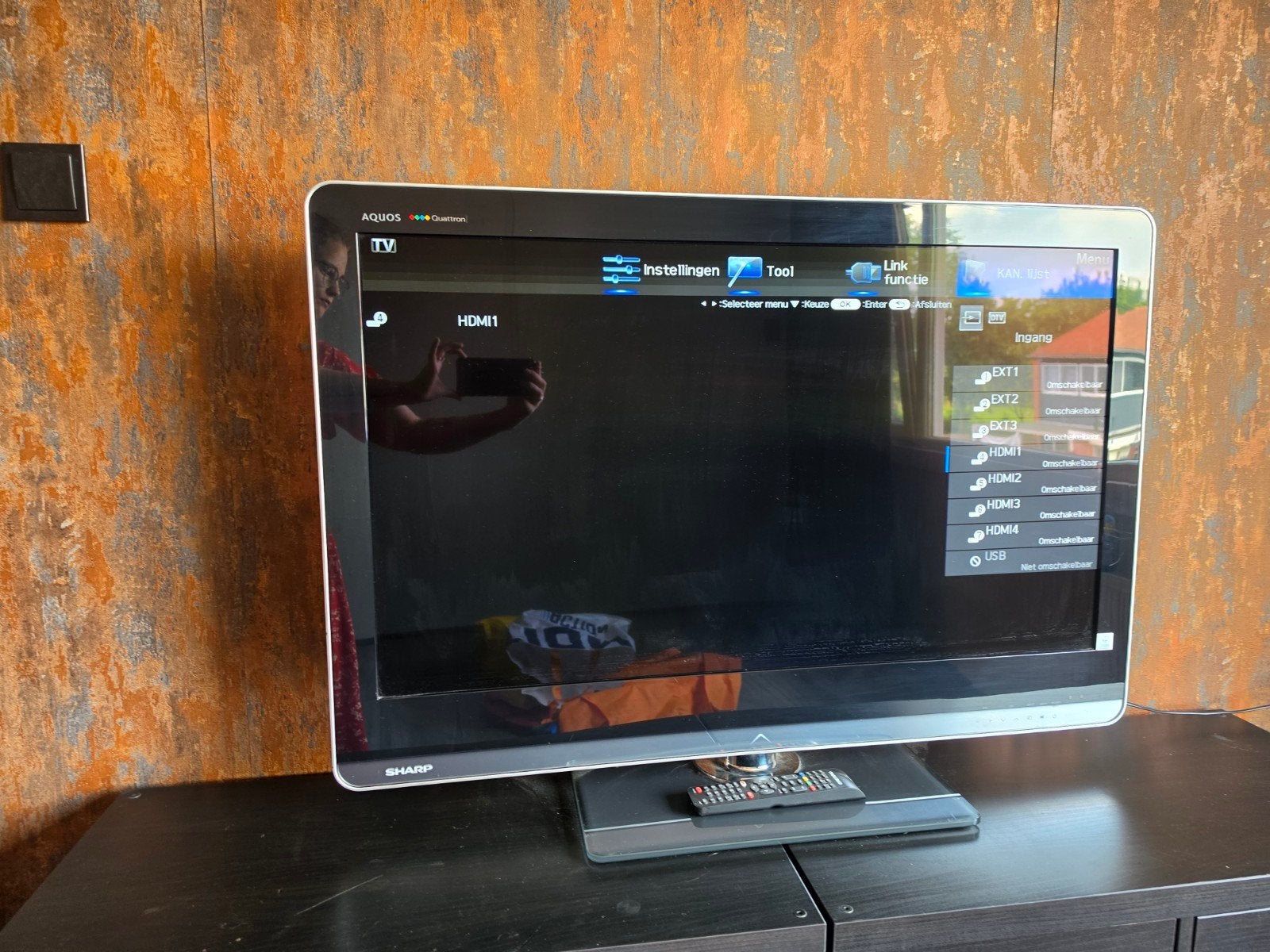 Sharp LCD TV LC-40LE810E - 45 inch - Zonder originele afstan, Ophalen, Gebruikt, 50 Hz, Sharp