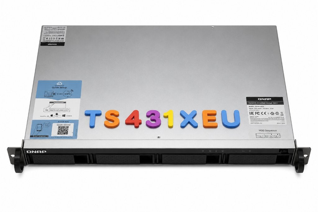 QNAP TS-431XeU – 4-Bay Rack NAS, 10GbE SFP+, Short-Depth, Verzenden, Refurbished