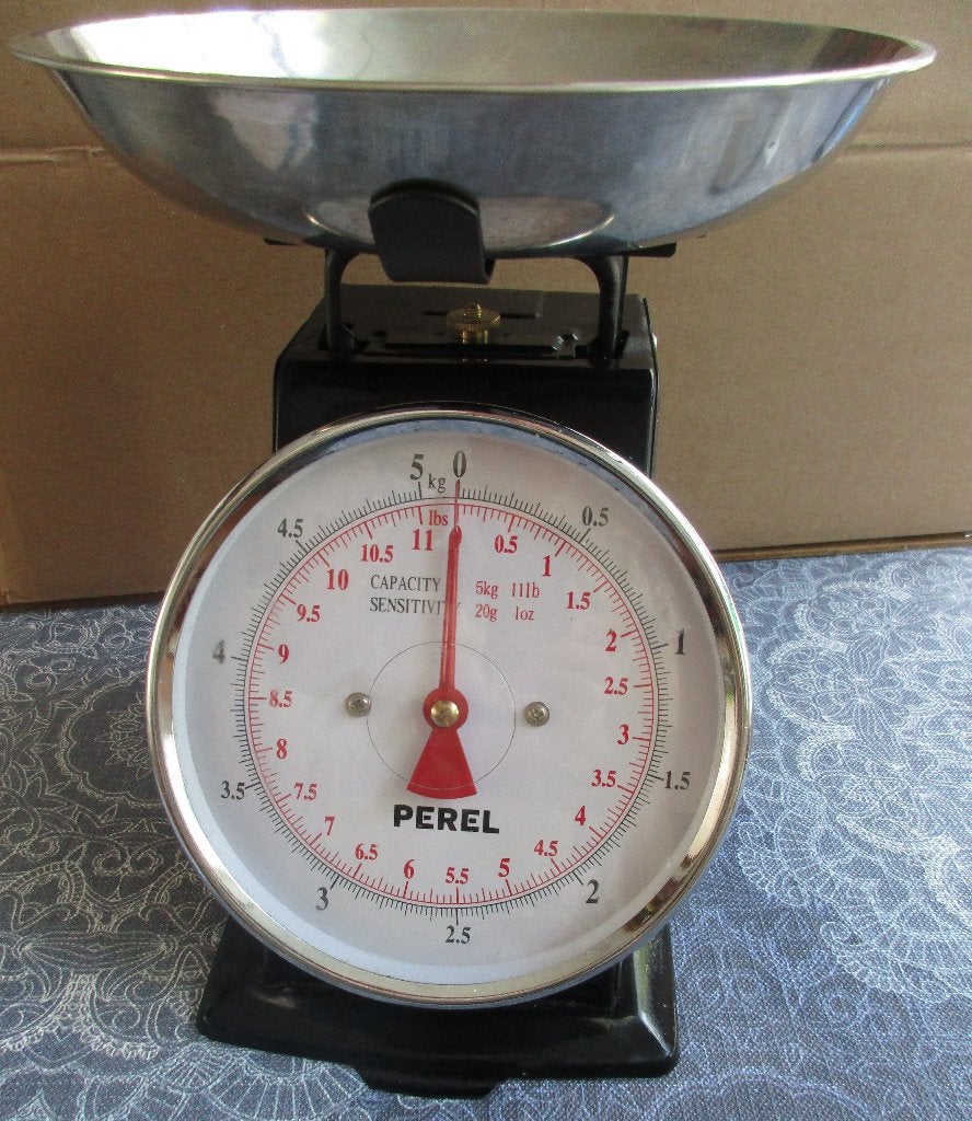 Perel Keukenweegschaal, analoog, max. 5 kg,, Ophalen of Verzenden, 1 tot 500 gram, Keukenweegschaal, Minder dan 10 kg