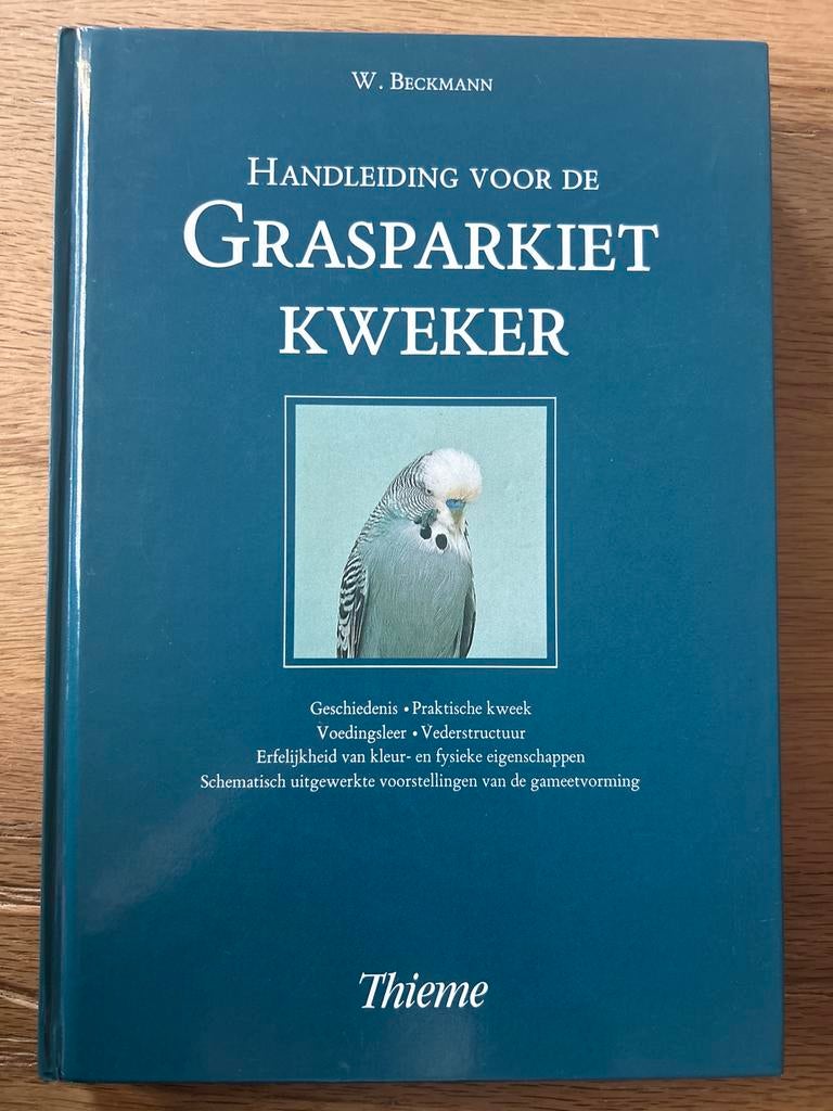 Handleiding voor de Grasparkiet Kweker - W. Beckmann, Ophalen of Verzenden, Zo goed als nieuw