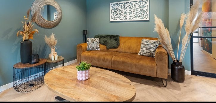 Set woonkamer 3 zitsbank. 2 draaifortuien en een salontafel, Ophalen