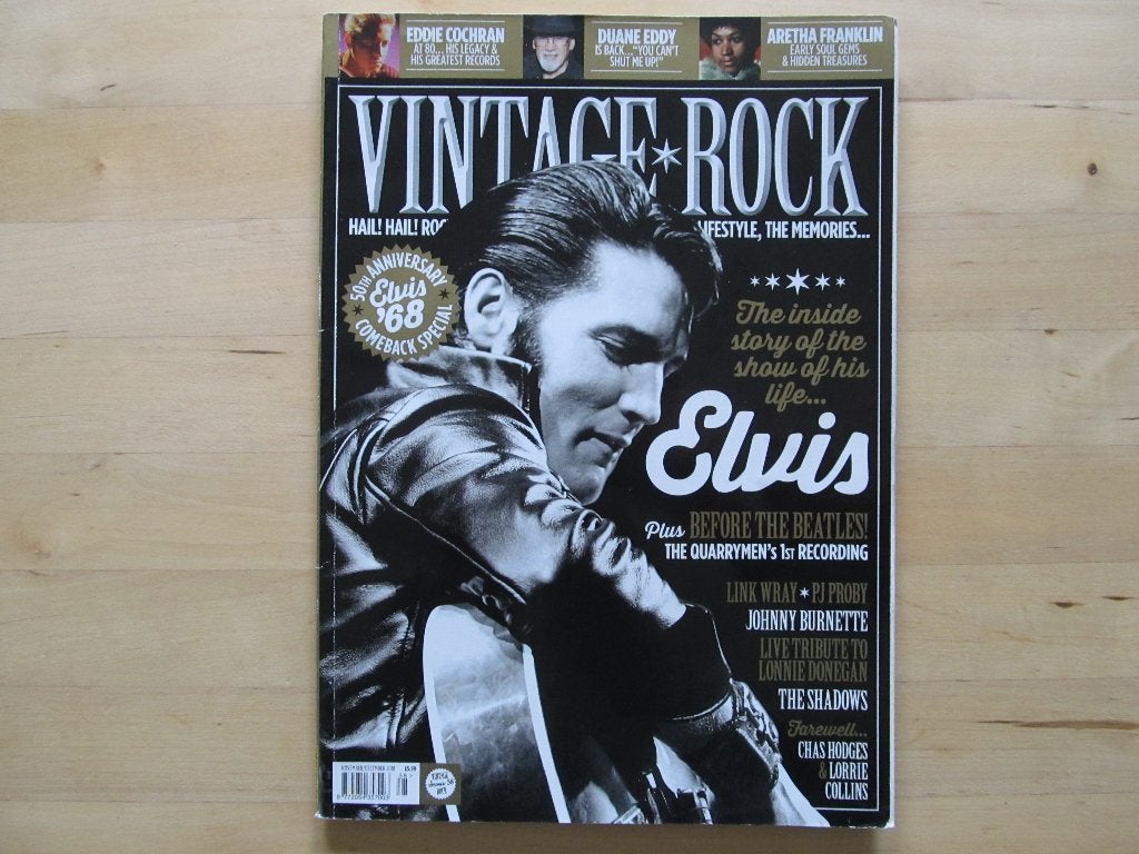 Vintage Rock #38 Proby Link Wray Duane Eddy Aretha Franklin, Ophalen of Verzenden, 1980 tot heden, Buitenland, Tijdschrift
