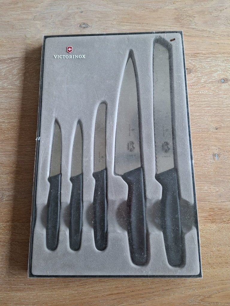 Messenset, Huis en Inrichting, Keuken | Bestek, Nieuw, Bestekset, Messenset, Rvs of Chroom, Overige merken, Ophalen