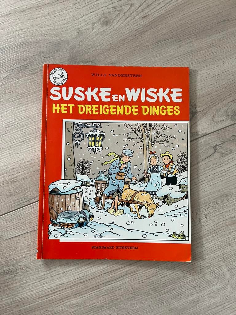 Suske en Wiske. Nr 201, Het Dreigende Dinges, Eén stripboek, Ophalen of Verzenden, Gelezen