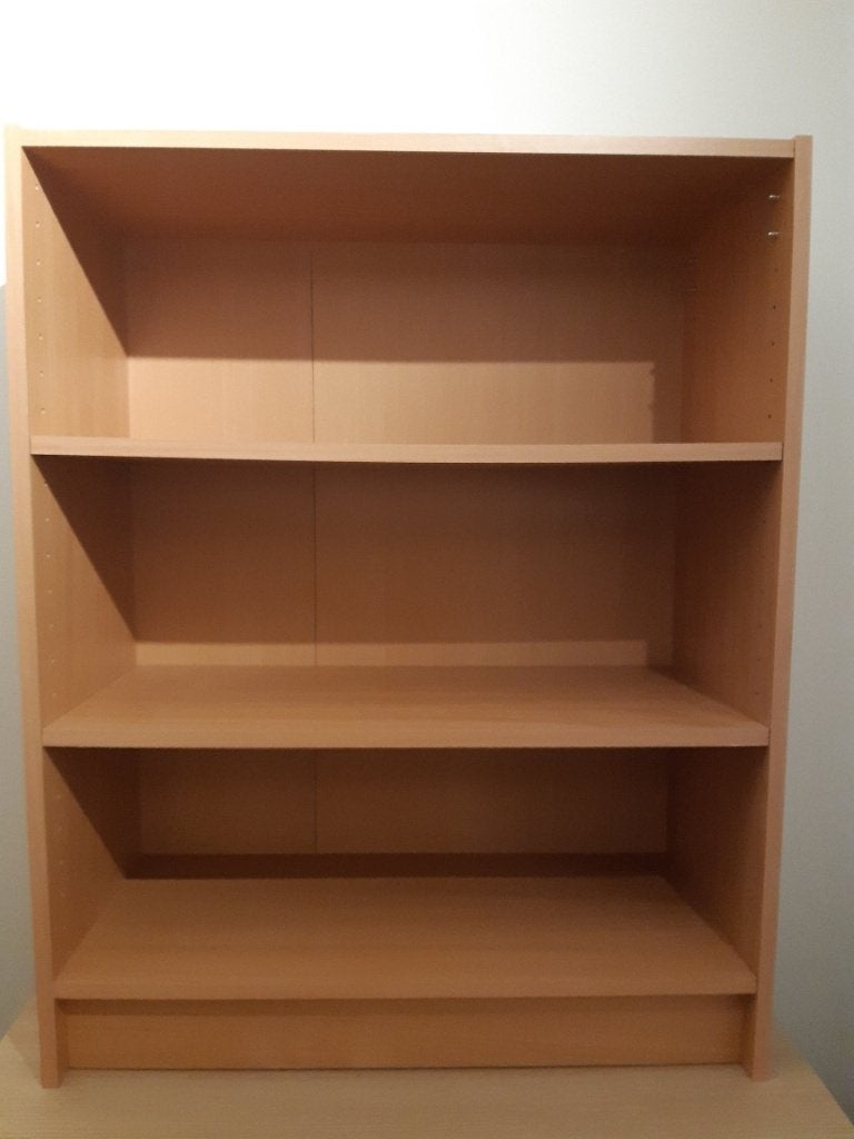 Houten (boeken)kastje, Ophalen, Met plank(en), Gebruikt, Modern, functioneel