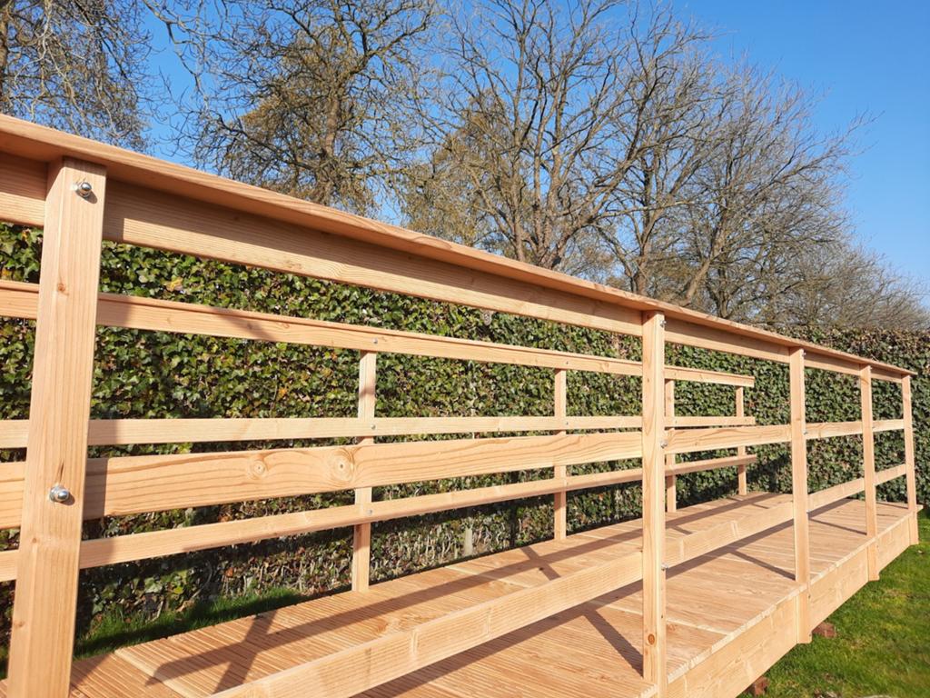 Houten brug rond en recht - beste prijs - maatwerk product, Minder dan 3 m³, Ophalen of Verzenden