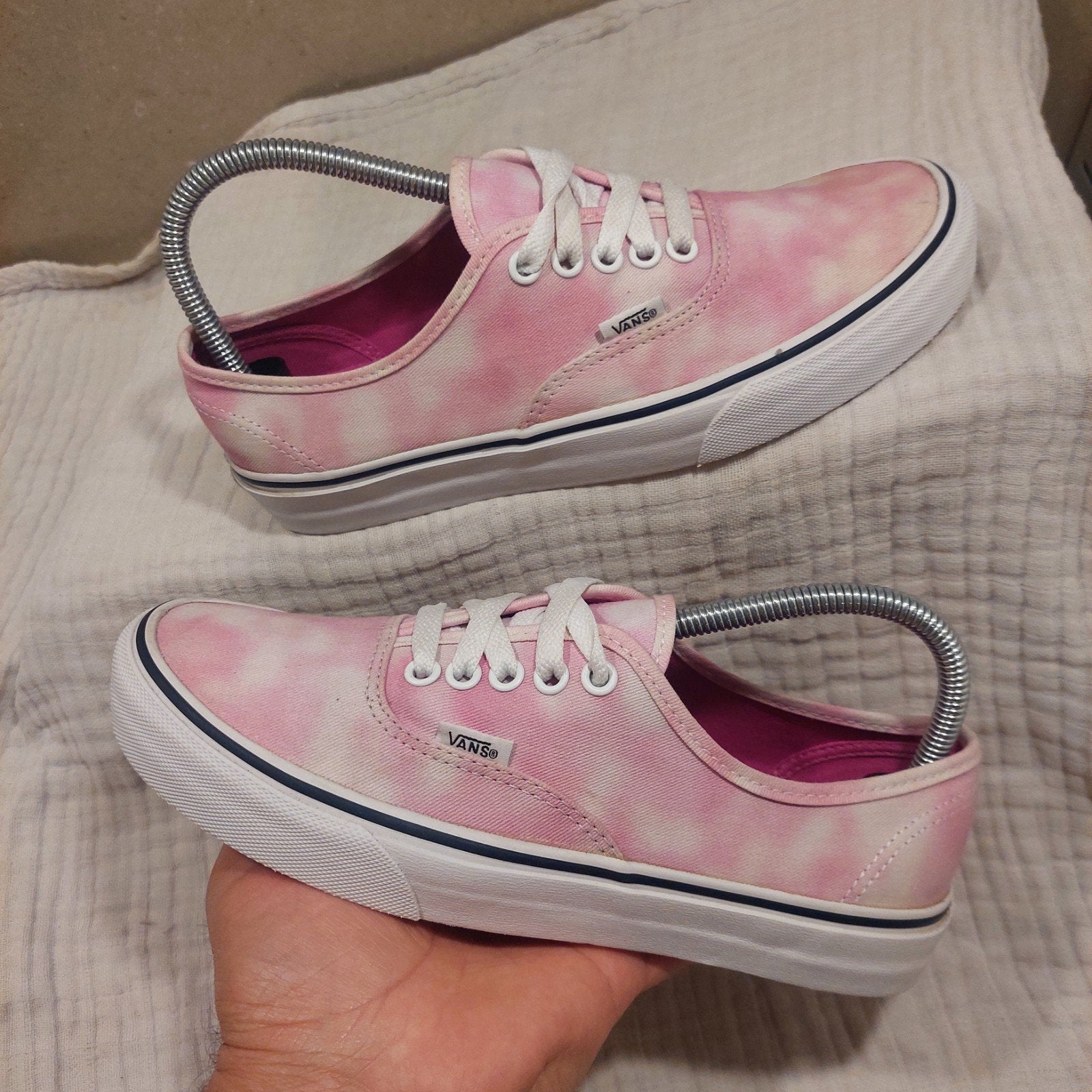 Vans Authentic Tie-Dye Roze Sneakers – EU 39 | Uitstekend, Ophalen of Verzenden, Roze, Vans, Sneakers of Gympen