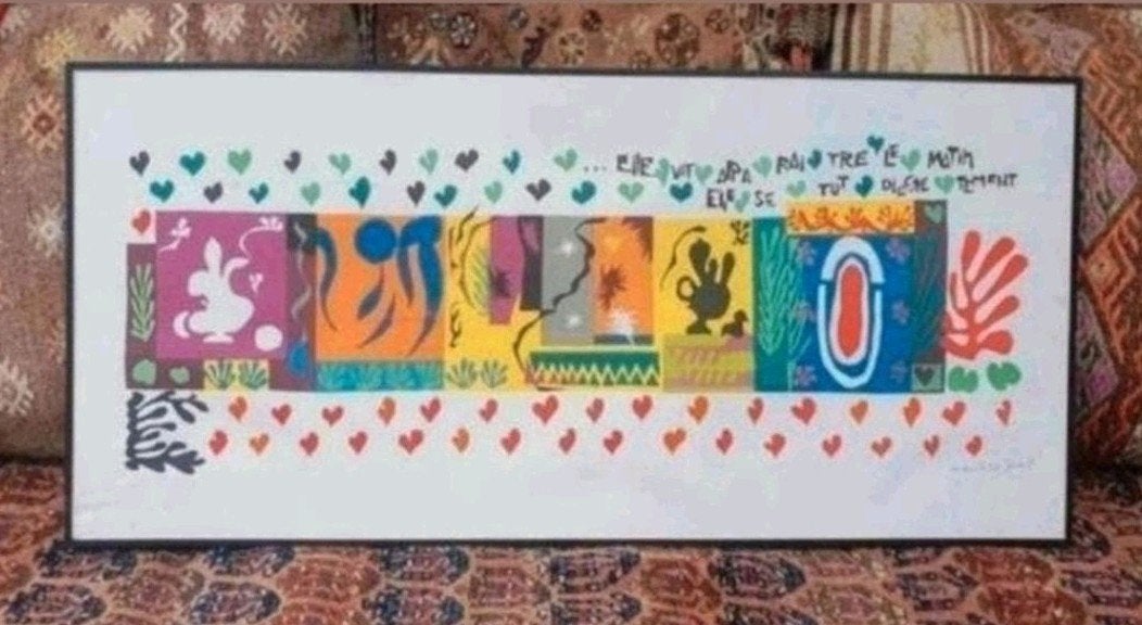 1001 Nights 'Juin 50' Originele Lithograph van Henri Matisse, Ophalen of Verzenden