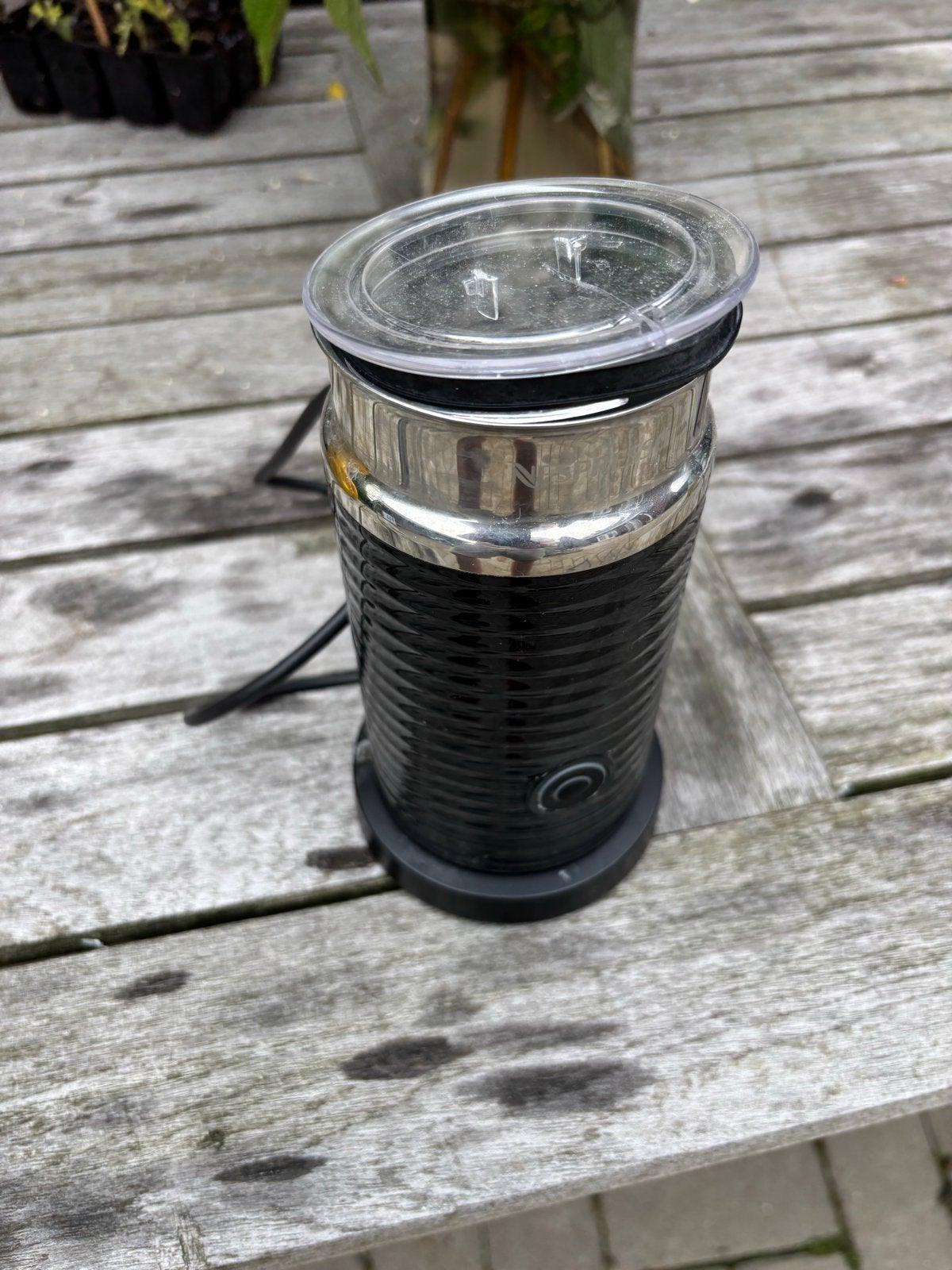 Nespresso Melkopschuimer - Zwart, 1 kopje, Ophalen, Gebruikt, Overige modellen