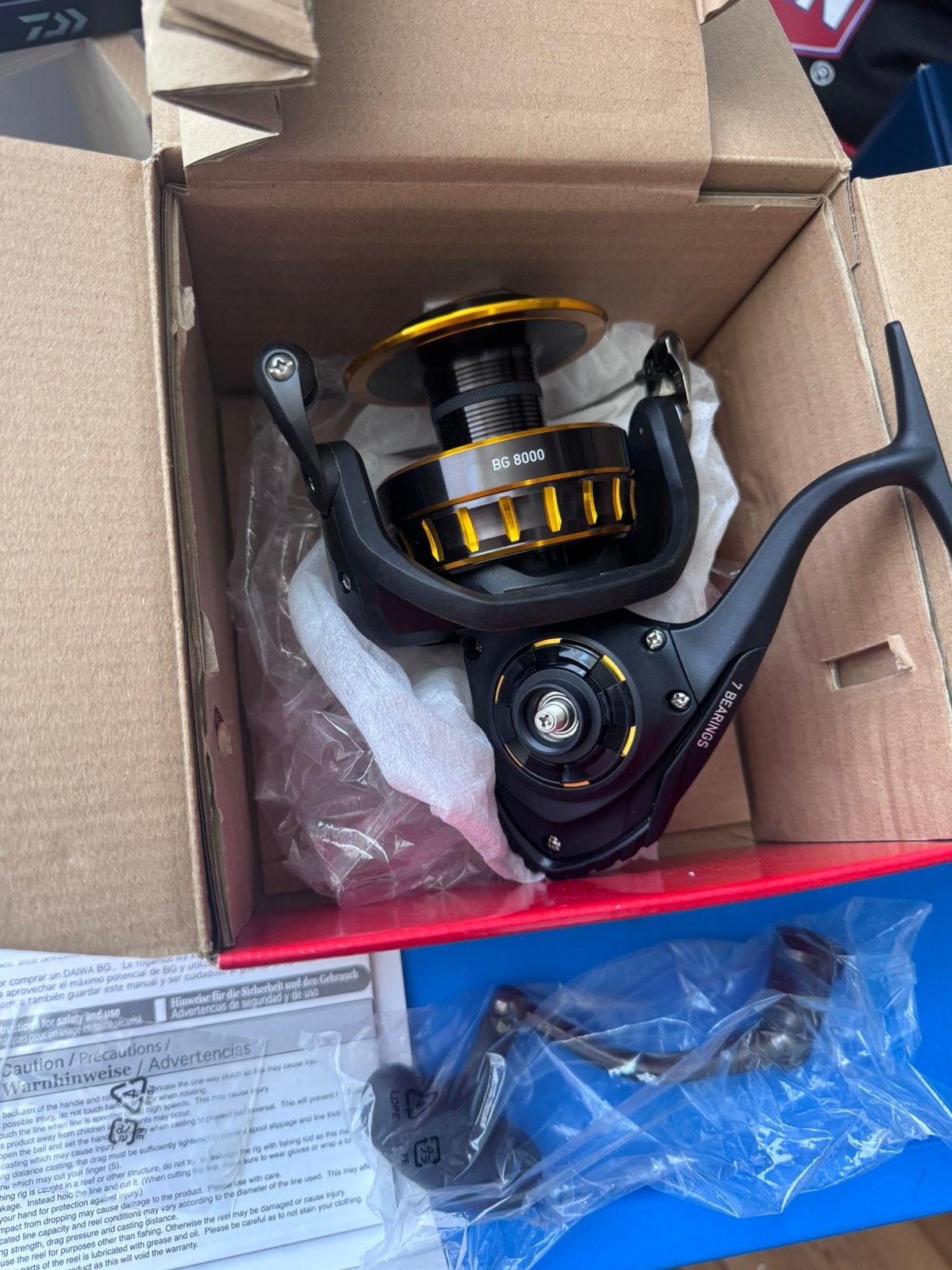 Daiwa BG 8000, Watersport en Boten, Ophalen of Verzenden, Nieuw, Molen