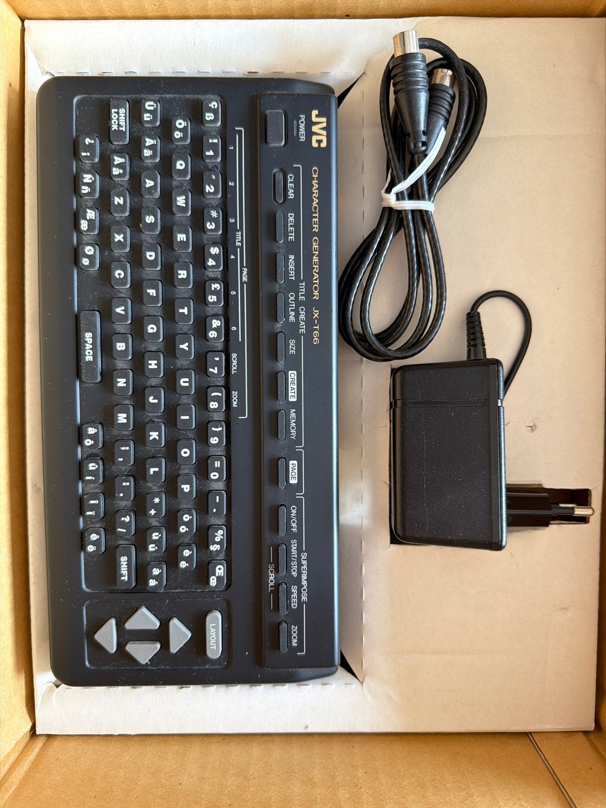 JVC JX-T66 Character Generator - Collectors item, Ophalen of Verzenden, Zo goed als nieuw