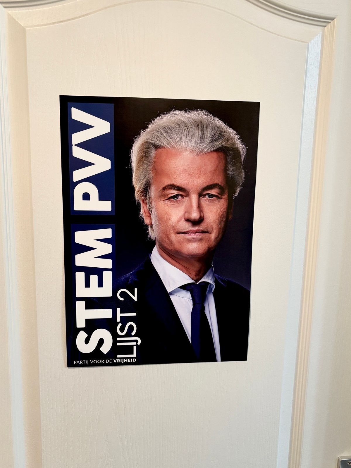 Verkiezings poster wilders, Ophalen of Verzenden, Zo goed als nieuw, A1 t/m A3