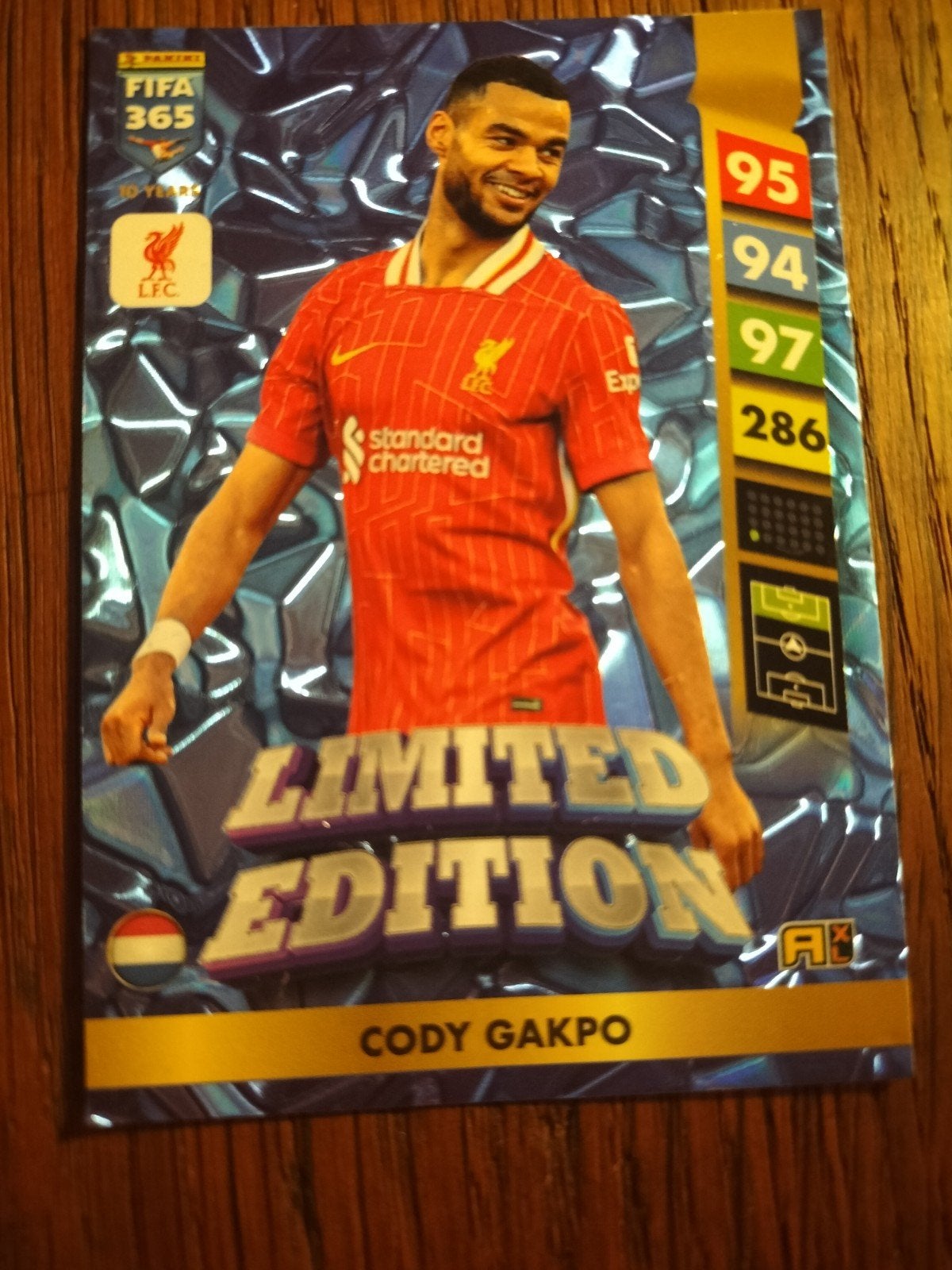 Cody Gakpo Limited Edition FIFA 365 Adrenalyn XL kaart, Ophalen of Verzenden, Zo goed als nieuw, Buitenlandse clubs, Spelerskaart