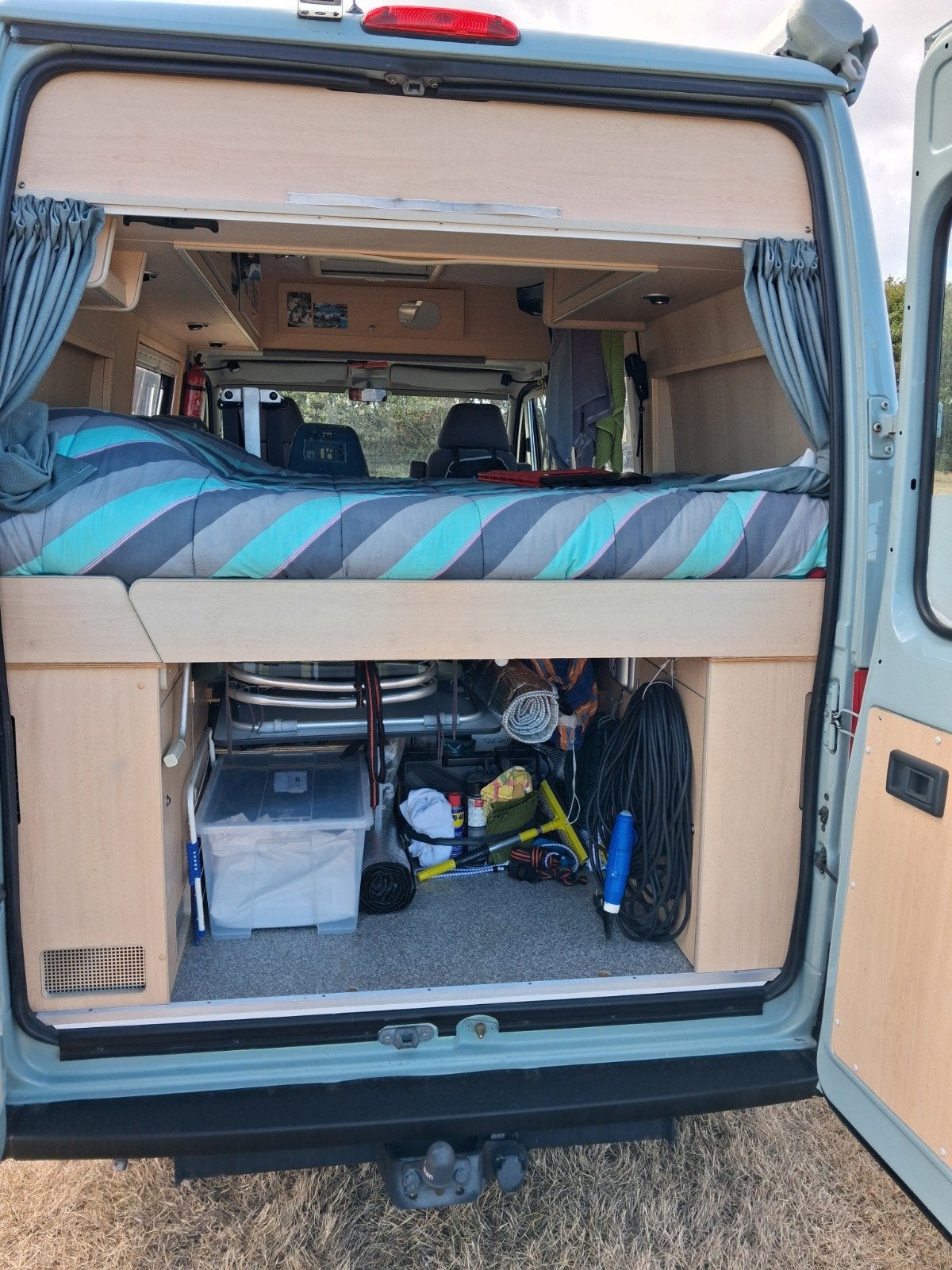 Citroen Jumper camperbus 2005, 99.000 km, Chemisch toilet, Buscamper of Camperbus, Tot en met 2, Treinzit