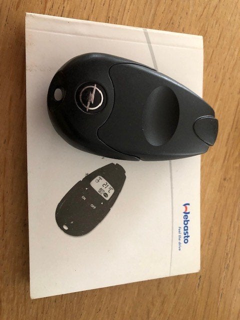 webasto telestart T100 afstandsbediening, Ophalen of Verzenden, Gebruikt, Opel