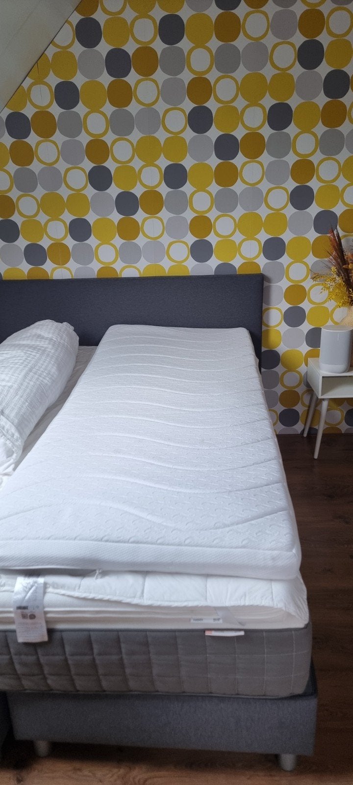 WELLPUR Traagschuim Topmatras 80x200 Anti-allergie, Ophalen, Eenpersoons, 80 cm