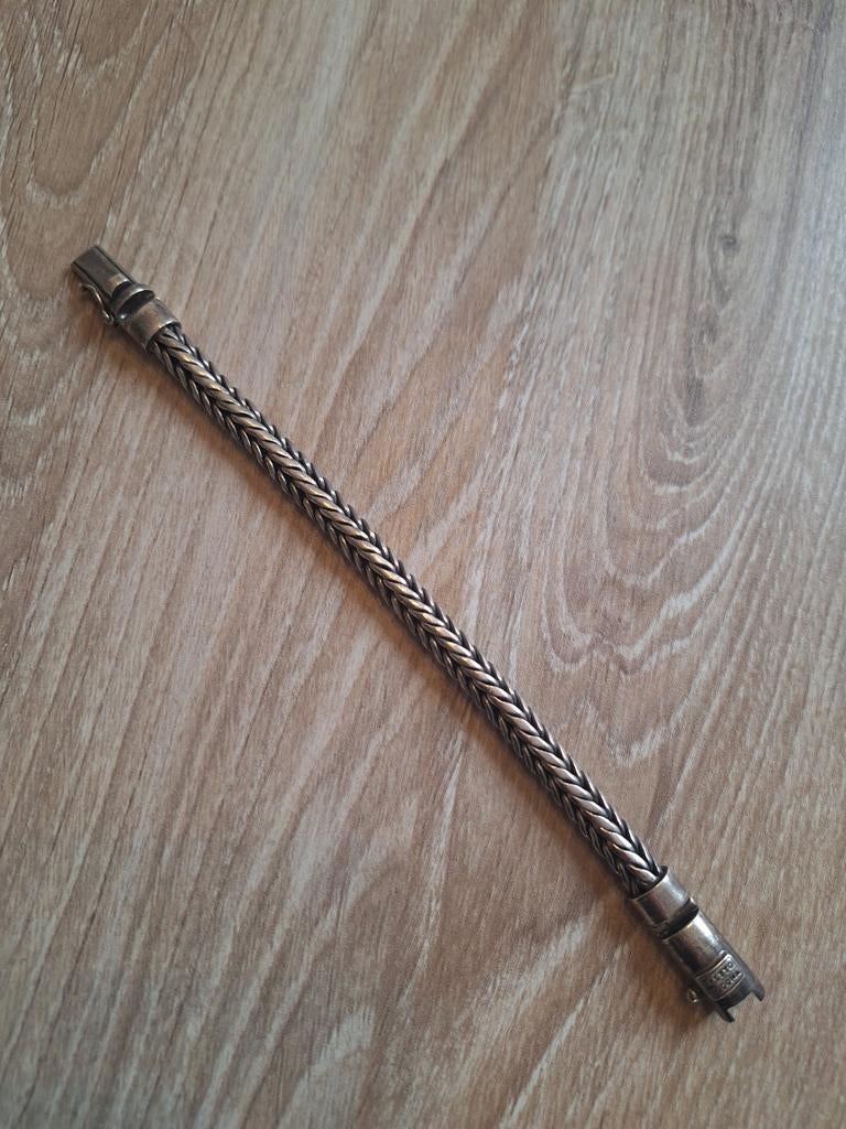 Armband zilver 925 " Buddha" Ellen, Ophalen of Verzenden, Zilver, Zilver