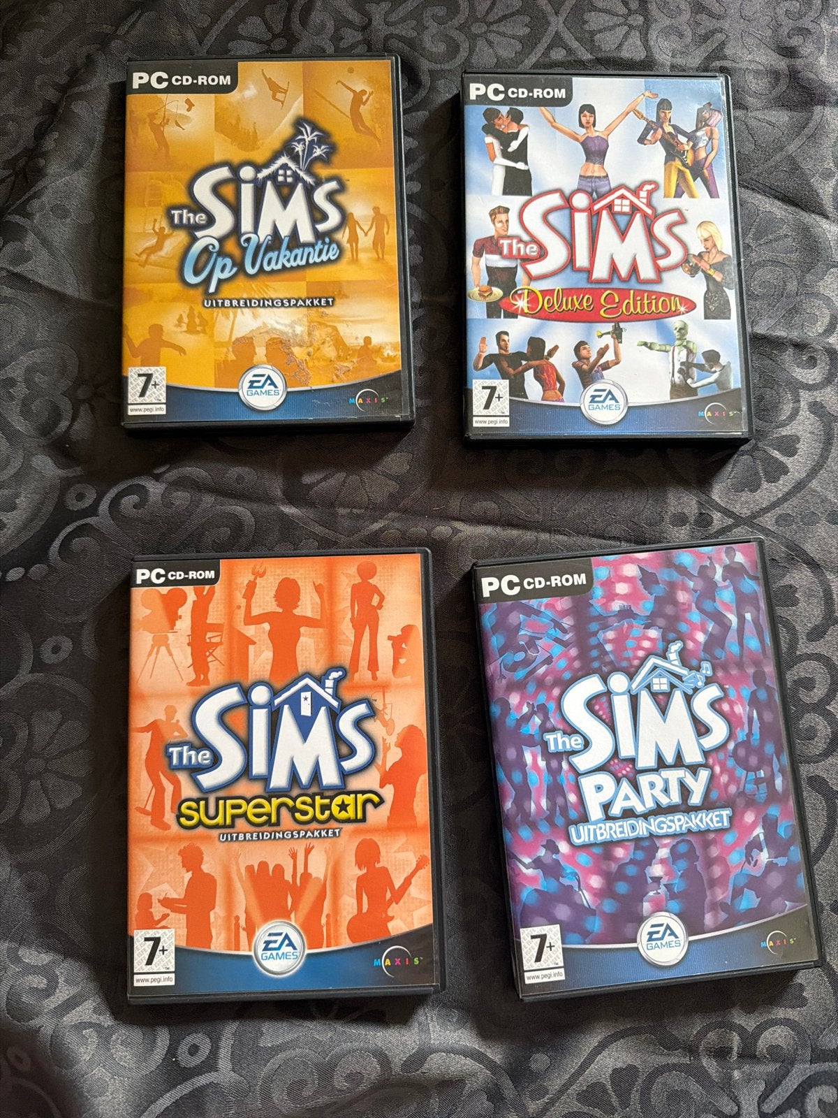 The Sims PC CD-ROM Uitbreidingspakketten (4 stuks), Gebruikt, Verzenden, 1 speler, Vanaf 7 jaar