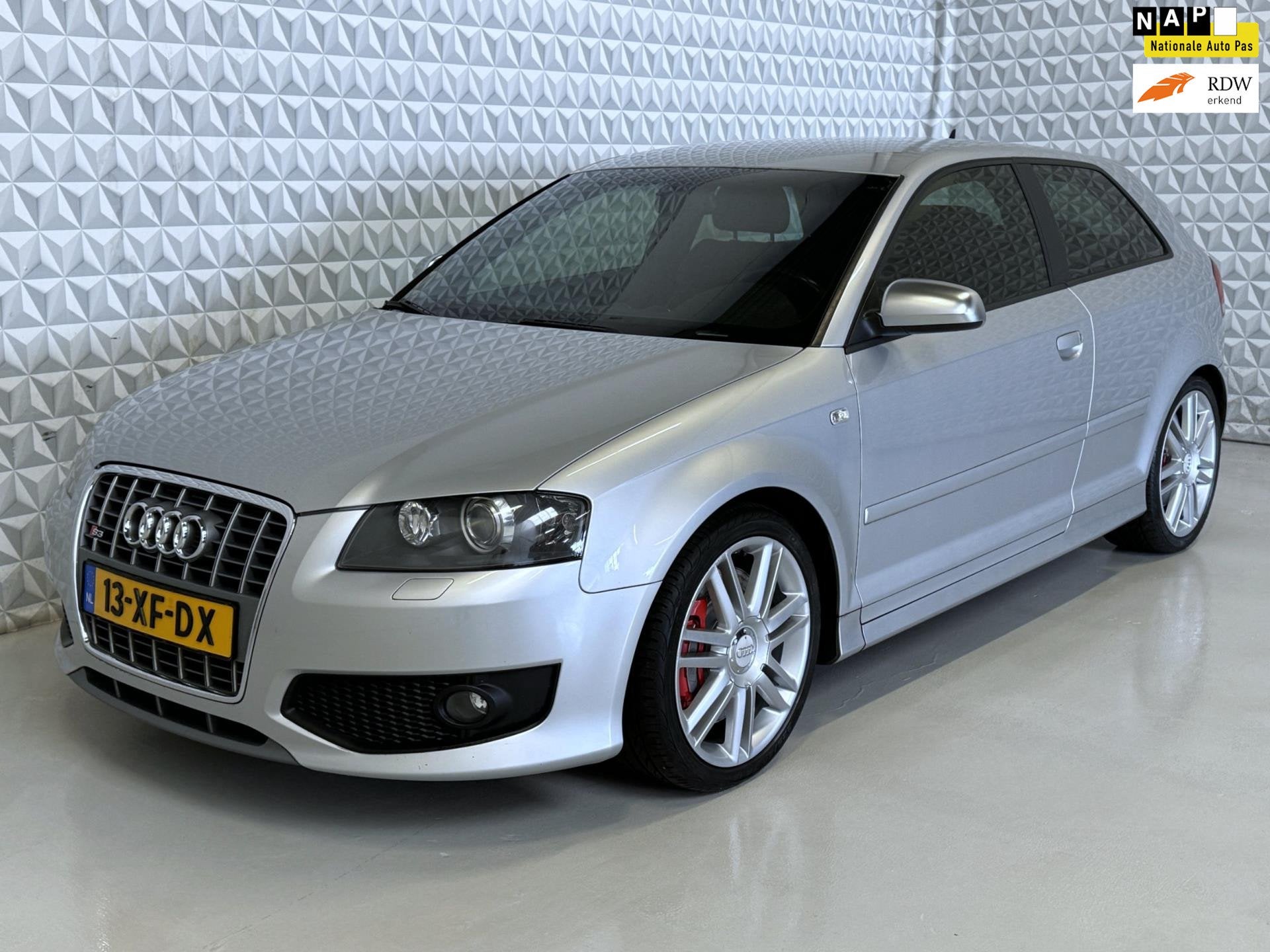 Audi A3 2.0 TFSI S3 quattro Ambition Pro Line 216000km(2007), Auto's, Gebruikt, Zwart, 4 cilinders, 1984 cc