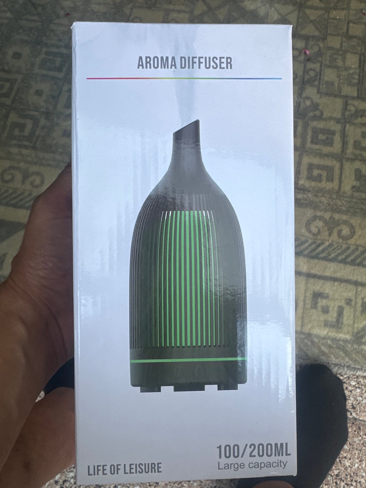 Aroma Diffuser - Ultrasoon met LED Verlichting en Auto-Shut-, Verzenden, Nieuw