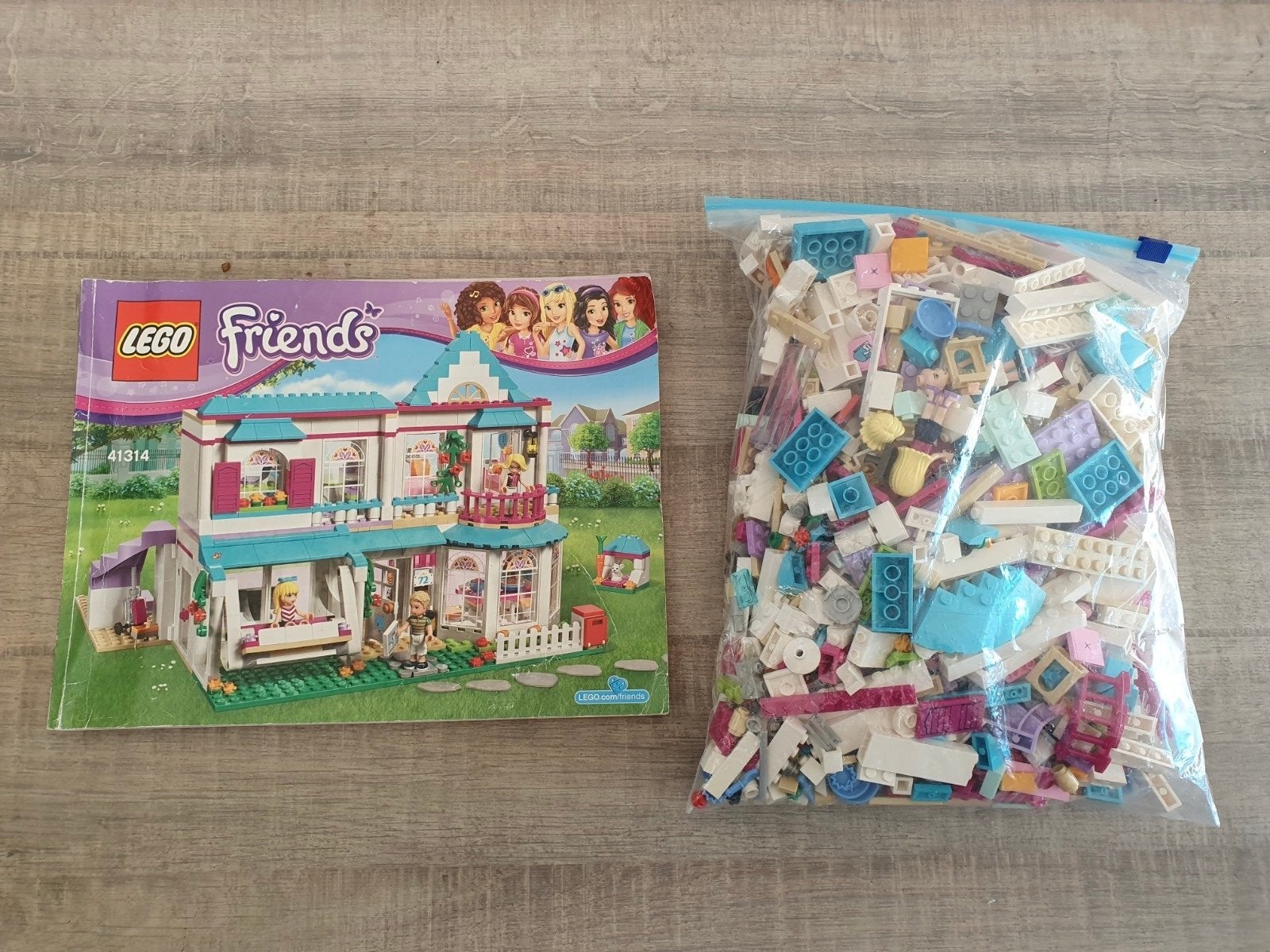 Lego Friends 41314 Stephanie's Huis - Zo goed als nieuw, Lego, Friends, Ophalen of Verzenden, Zo goed als nieuw
