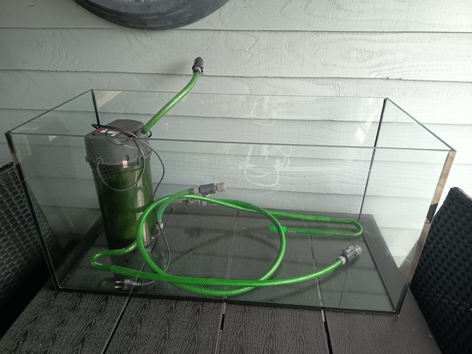 Aquarium met eheim pomp, Ophalen, Zo goed als nieuw, Leeg aquarium, Eheim