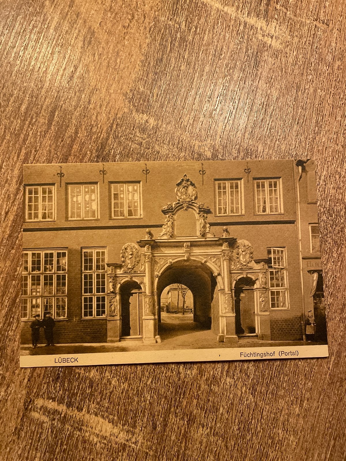 Oude Ansichtkaart Lübeck - Füchtingshof (Portal), Ophalen of Verzenden, Voor 1920, Ongelopen, Stad of Dorp