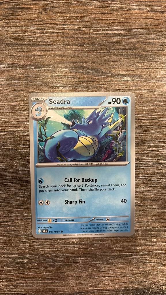 SFA Seadra 011/064, Hobby en Vrije tijd, Verzamelkaartspellen | Pokémon, Ophalen of Verzenden, Zo goed als nieuw